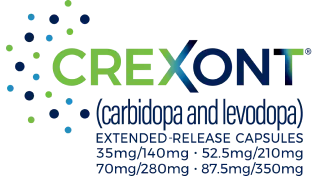 CREXONT® (carbidopa and levodopa) extended-release capsules logo