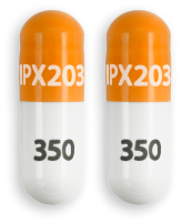 double orange capsules equaling 700 mg LD total